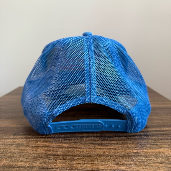 Ascot and Hart for Anthropologie Blue Mesh Trucker Hat - Picture 3 of 3